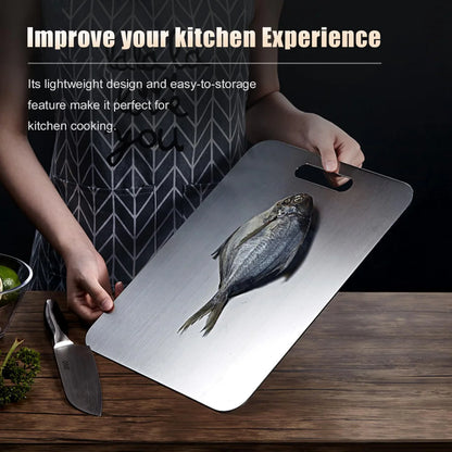 Titanium Cutting Board - Cut Bacteria, Preserve Flavour
